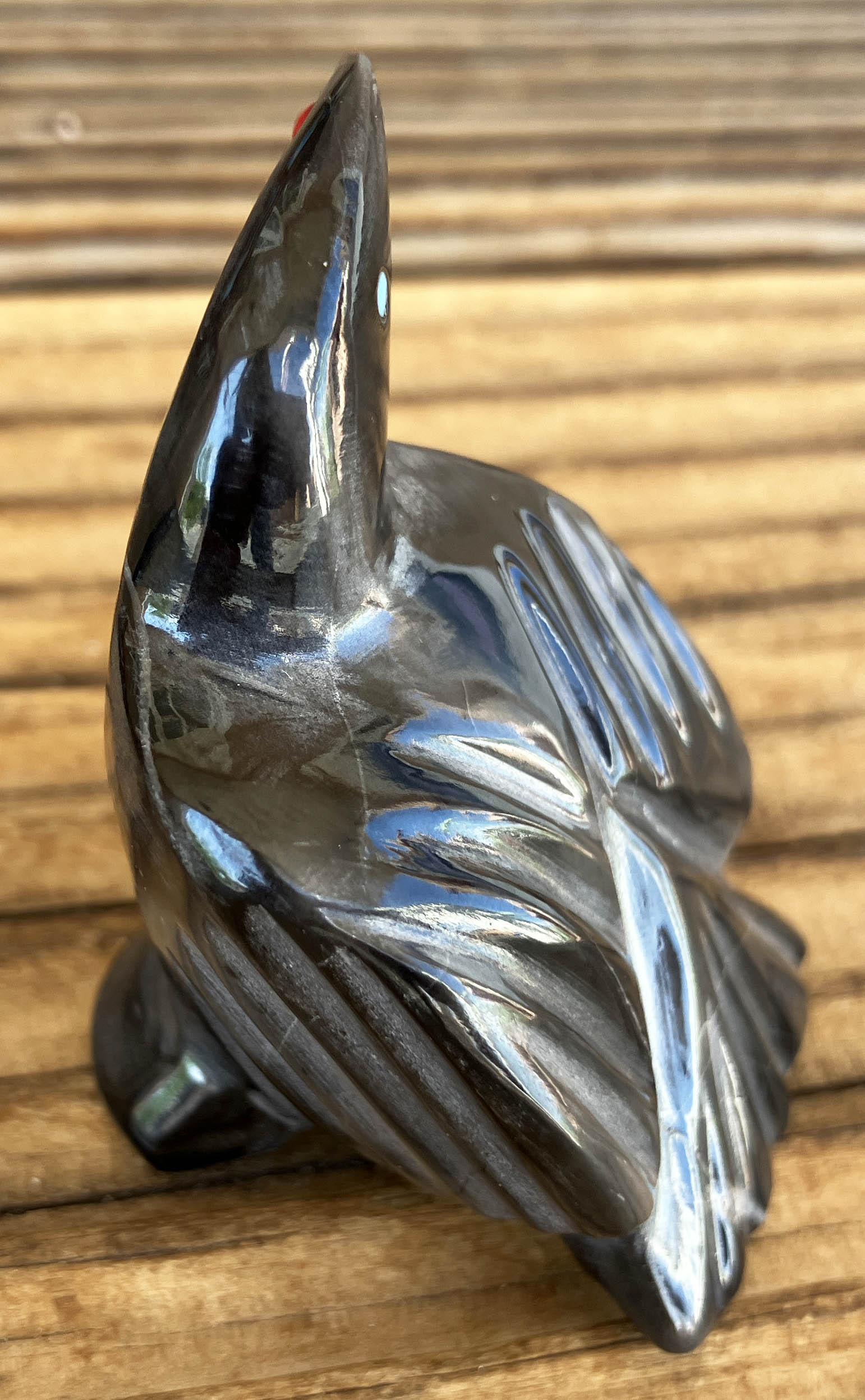 Calvert Bowqannie | Zuni Raven Fetish | Penfield Gallery of Indian Arts | Albuquerque, New Mexico